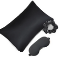 Silk-Effect Pillowcase Set – with Sleep Mask & Scrunchie