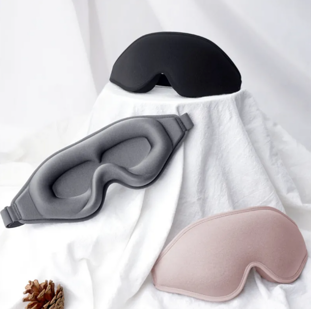 3D Contoured Sleep Mask – Zero Pressure